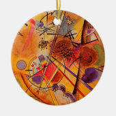 Abstract kunstwerk Kandinsky Keramisch Ornament (Voorkant)