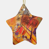 Abstract kunstwerk Kandinsky Keramisch Ornament (Links)