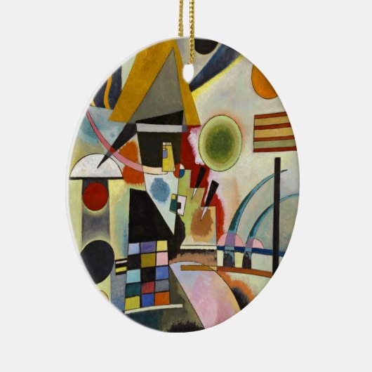 Abstract kunstwerk Kandinsky Keramisch Ornament (Rechts)