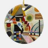 Abstract kunstwerk Kandinsky Keramisch Ornament (Achterkant)