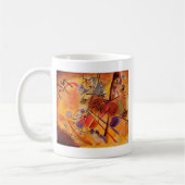 Abstract kunstwerk Kandinsky Koffiemok (Links)