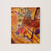 Abstract kunstwerk Kandinsky Legpuzzel (Verticaal)