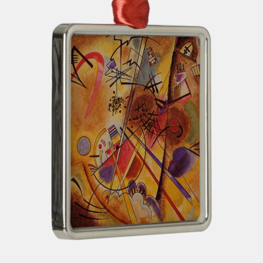 Abstract kunstwerk Kandinsky Metalen Ornament (Rechts)