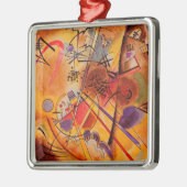 Abstract kunstwerk Kandinsky Metalen Ornament (Links)