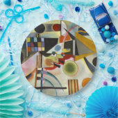 Abstract kunstwerk Kandinsky Papieren Bordje (Feest)