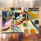 Abstract kunstwerk Kandinsky Raamsticker (Vel 2)