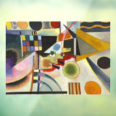Abstract kunstwerk Kandinsky Raamsticker (Vel 3)