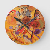Abstract kunstwerk Kandinsky Ronde Klok (Voorkant)