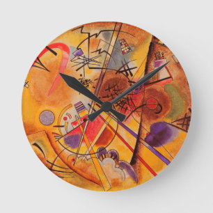 Abstract kunstwerk Kandinsky Ronde Klok
