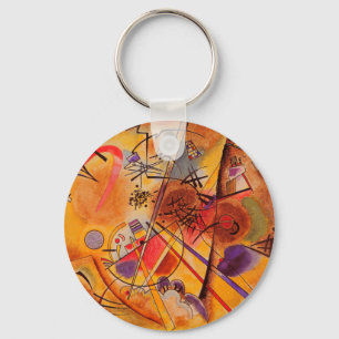 Abstract kunstwerk Kandinsky Sleutelhanger