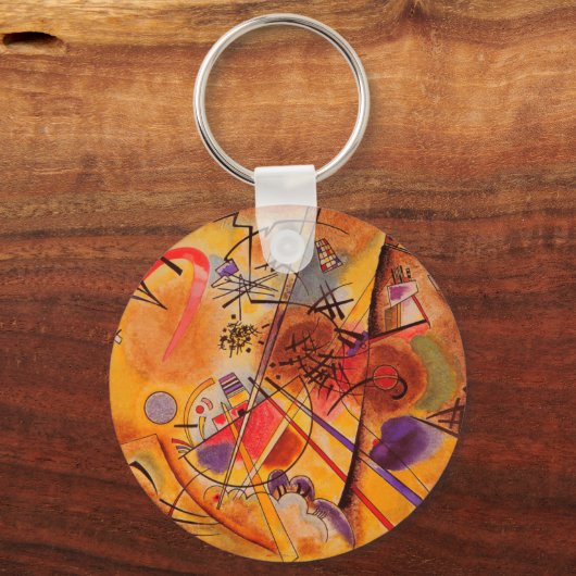 Abstract kunstwerk Kandinsky Sleutelhanger (Voorkant)