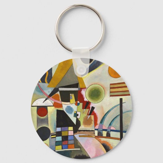 Abstract kunstwerk Kandinsky Sleutelhanger (Voorkant)