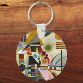 Abstract kunstwerk Kandinsky Sleutelhanger (Voorkant)