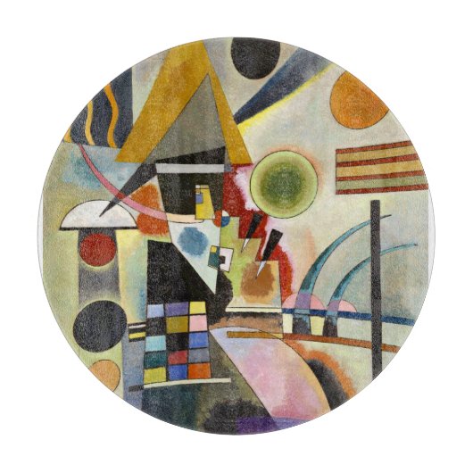 Abstract kunstwerk Kandinsky Snijplank (Voorkant)
