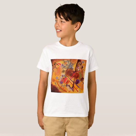 Abstract kunstwerk Kandinsky T-shirt (Voorkant volledig)