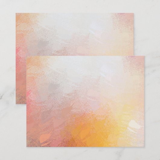 Abstract kunstwerk - kleurrijke moderne lege Sjabl Notitiekaartje (Voorkant / Achterkant)