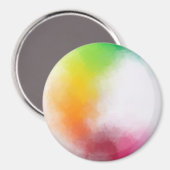 Abstract kunstwerk Trendy Modern Elegant Colorful Magneet (Voorkant / Achterkant)