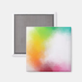 Abstract kunstwerk Trendy Modern Elegant Colorful Magneet (Voorkant / Achterkant)