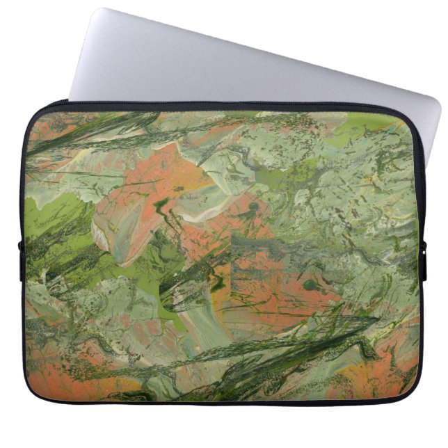 Abstract kunstwerk van Danita Dawson Laptop Sleeve (Voorkant)