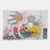 Abstract kunstwerk van Kandinsky Theedoek (Horizontaal)