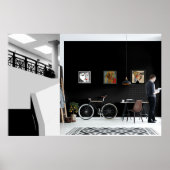 Abstract kunstwerk van Leslie Sigal Javorek Poster (Voorkant)