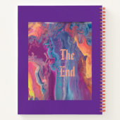 Abstract kunstwerk van Rebecca Kelman Spiral Notit Notitieboek (Achterkant)