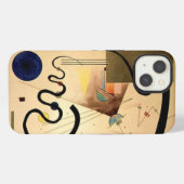 Abstract kunstwerk van Wassily Kandinsky iPhone Hoesje (Achterkant horizontaal)