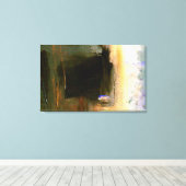 Abstract kunstwerk verpakt 3 canvases set canvas afdruk (Insitu (Houten vloer))