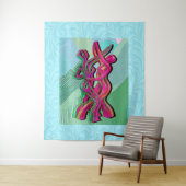 abstract kunstwerk wandkleed (In situ)