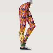 Abstract Kunstzinnig Feestelijk Leggings (Rechts)
