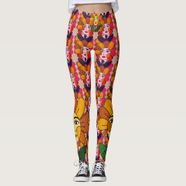 Abstract Kunstzinnig Feestelijk Leggings