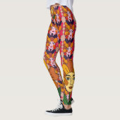 Abstract Kunstzinnig Feestelijk Leggings (Links)