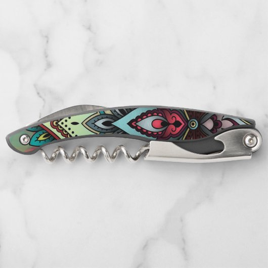 Abstract Kurkentrekker (Achterkant)