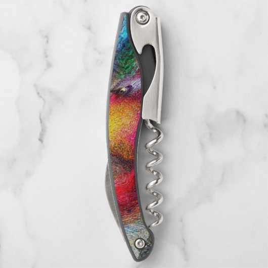 Abstract Kurkentrekker (Achterkant)