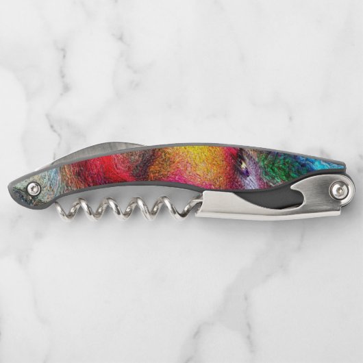 Abstract Kurkentrekker (Achterkant)