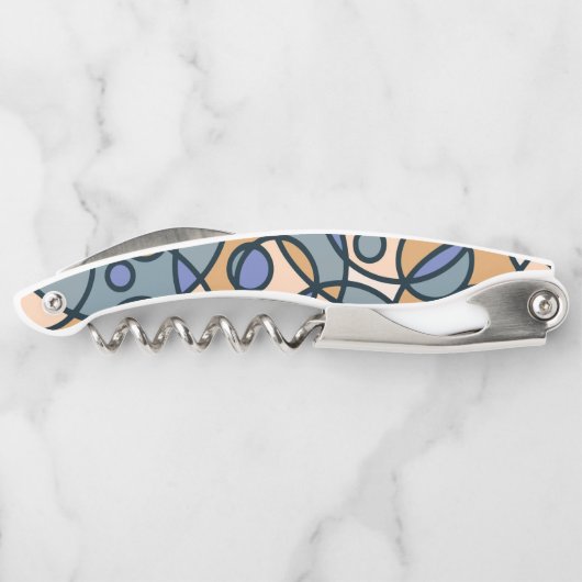 Abstract Kurkentrekker (Achterkant)