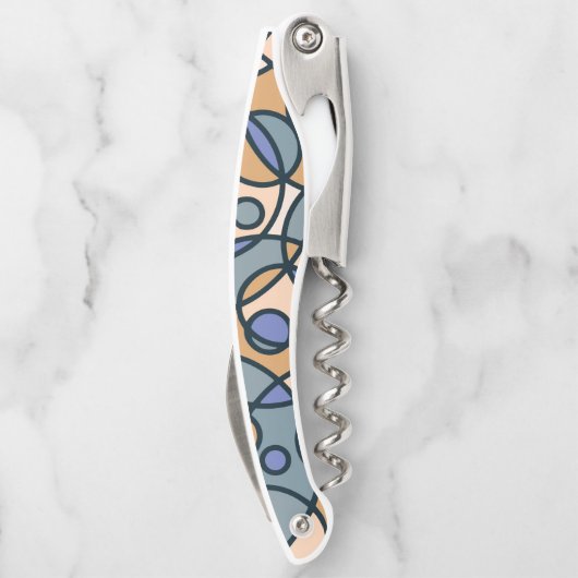 Abstract Kurkentrekker (Achterkant)