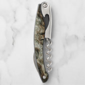 Abstract Kurkentrekker (Achterkant)