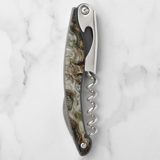 Abstract Kurkentrekker (Achterkant)