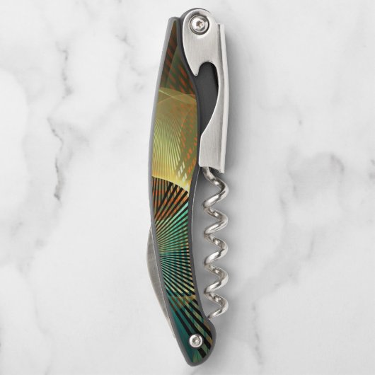 Abstract Kurkentrekker (Achterkant)