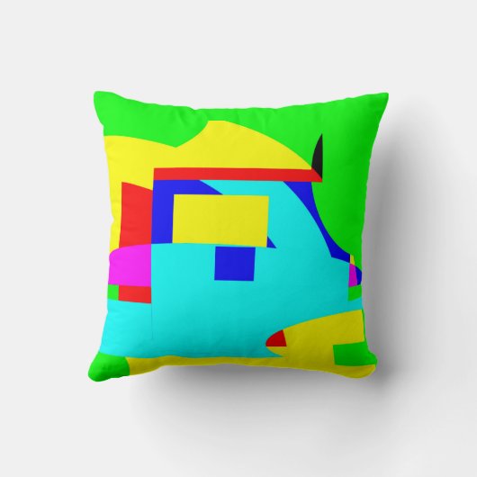 Abstract Kussen (Achterkant)