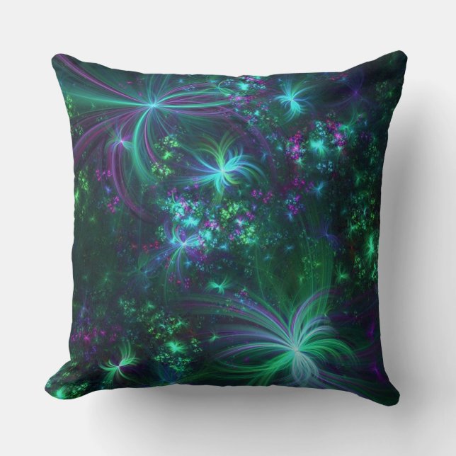 Abstract kussen met bloempatroon (Voorkant)