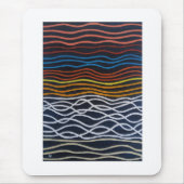 Abstract kustschilderij door Alfred Fox Muismat (Voorkant)