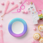 Abstract L Blauw Roze n Paarse Papieren Kommen (Feest)