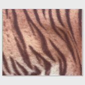 Abstract laagpoly-tijgerbonpatroon. Natuur Cadeaupapier (Vlak)