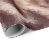 Abstract laagpoly-tijgerbonpatroon. Natuur Cadeaupapier (Rol Hoek)