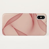 Abstract laat iPhone X hoesje (Achterkant (horizontaal))