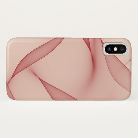 Abstract laat iPhone X hoesje (Achterkant (horizontaal))