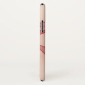 Abstract laat iPhone X hoesje (Achterkant / rechts)