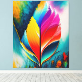Abstract Laat Waterverf Schilderen Canvas Afdruk (Insitu (Houten vloer))